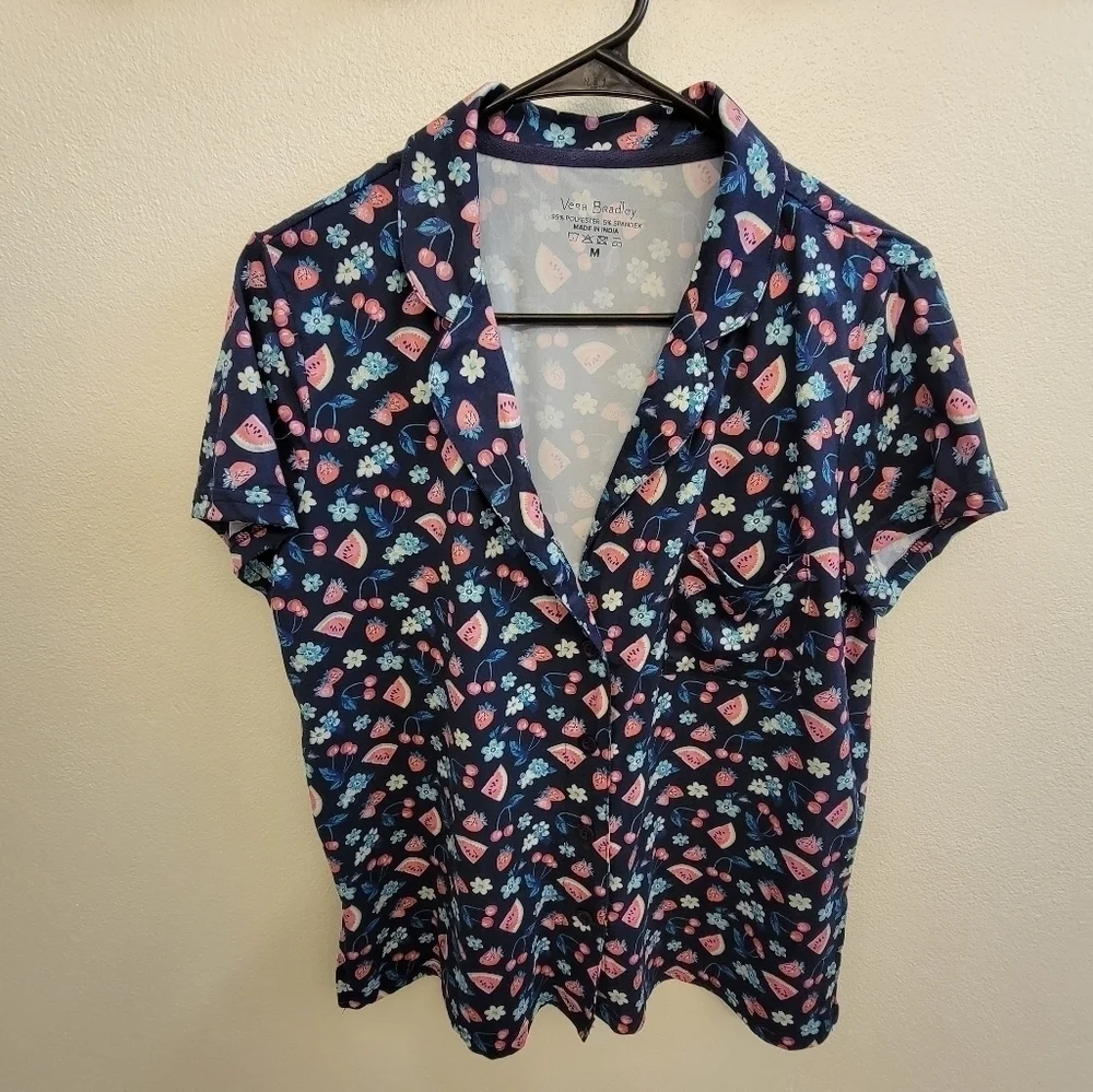 Vera Bradley 2 Pc Pajamas Set